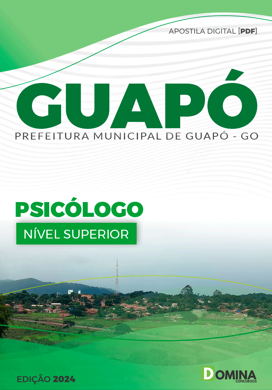Apostila Concurso Pref Guapó GO 2024 Psicólogo