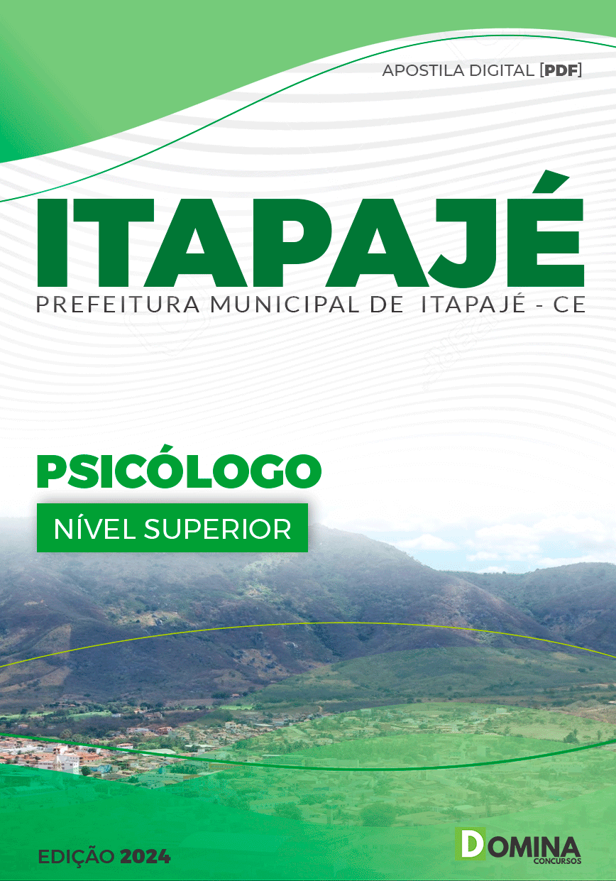 Apostila Concurso Pref Itapajé CE 2024 Psicólogo