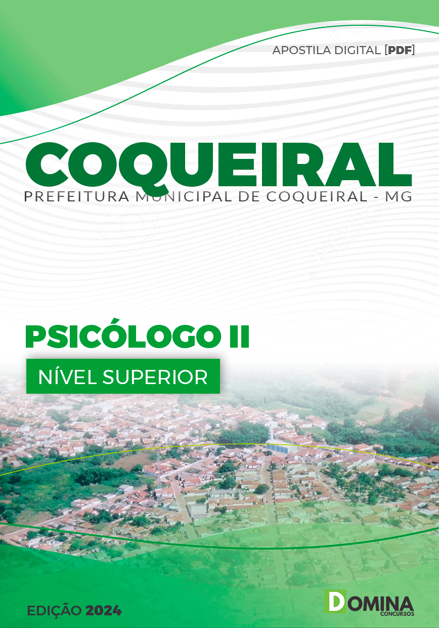 Apostila Pref Coqueiral MG 2024 Psicólogo II