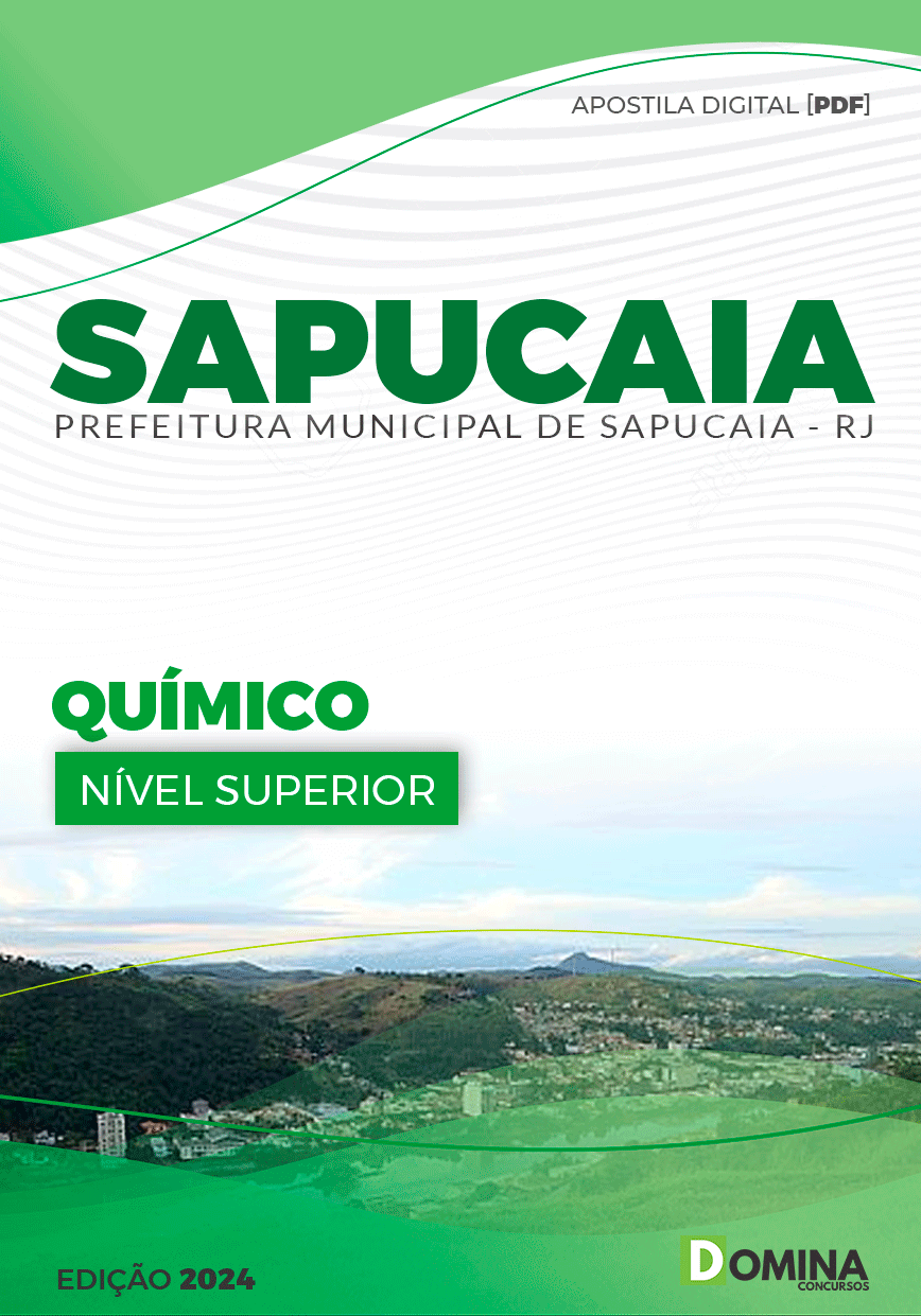 Apostila Pref Sapucaia RJ 2024 Químico