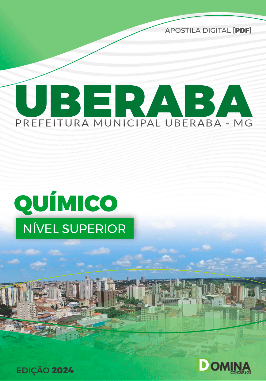 Apostila Pref Uberaba MG 2024 Químico