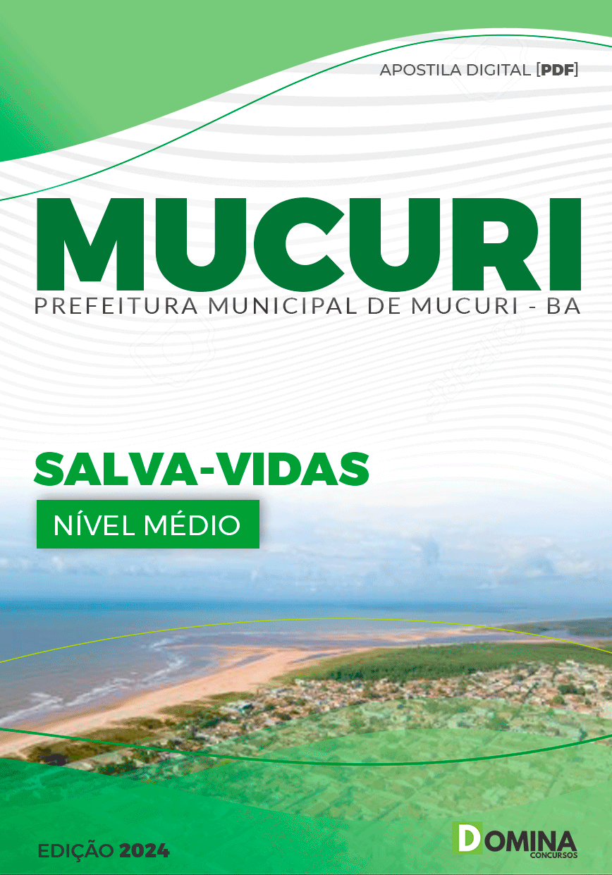 Apostila Seletivo Pref Mucuri BA 2024 Salva Vidas