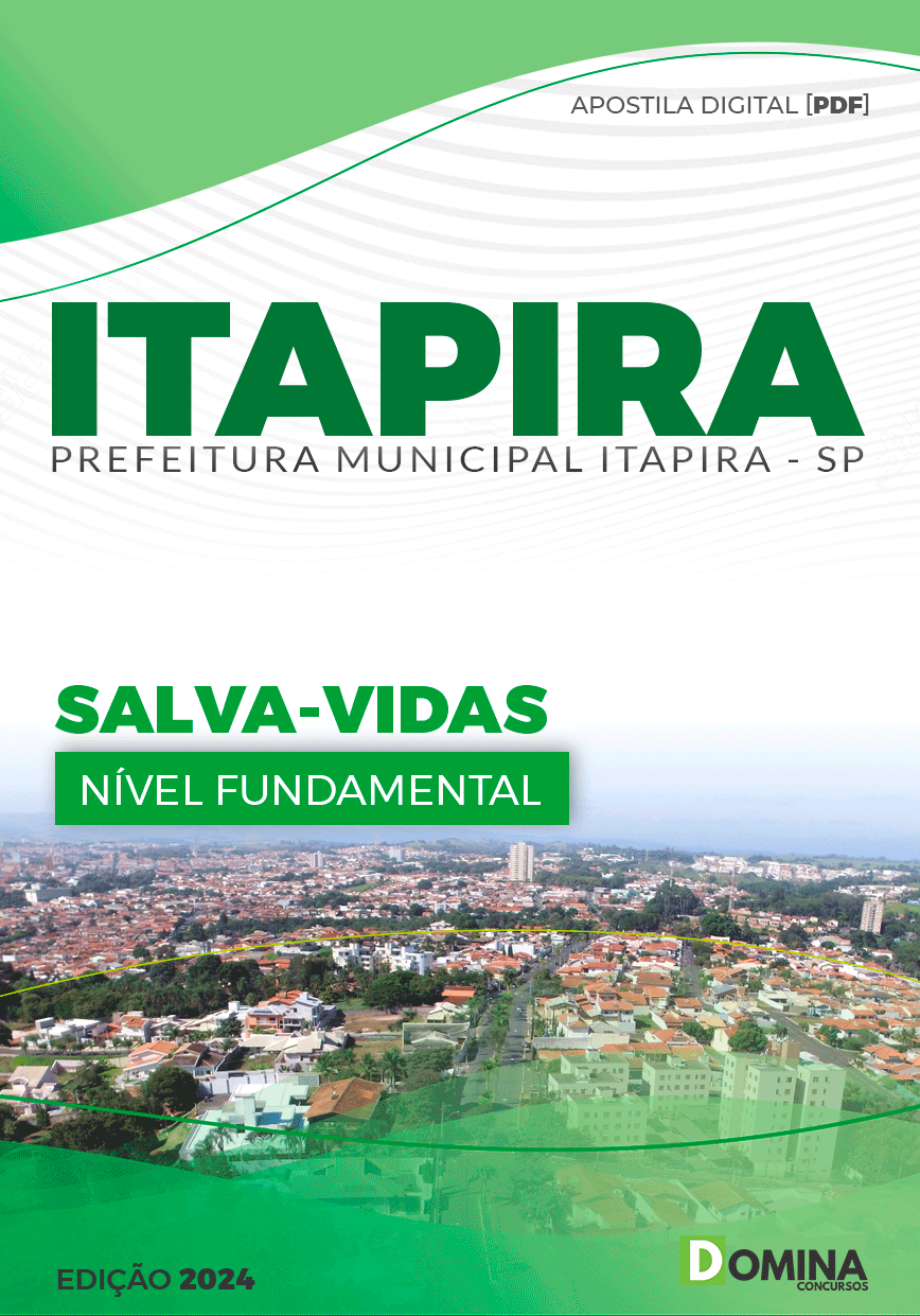 Apostila Pref Itapira SP 2024 Salva Vidas