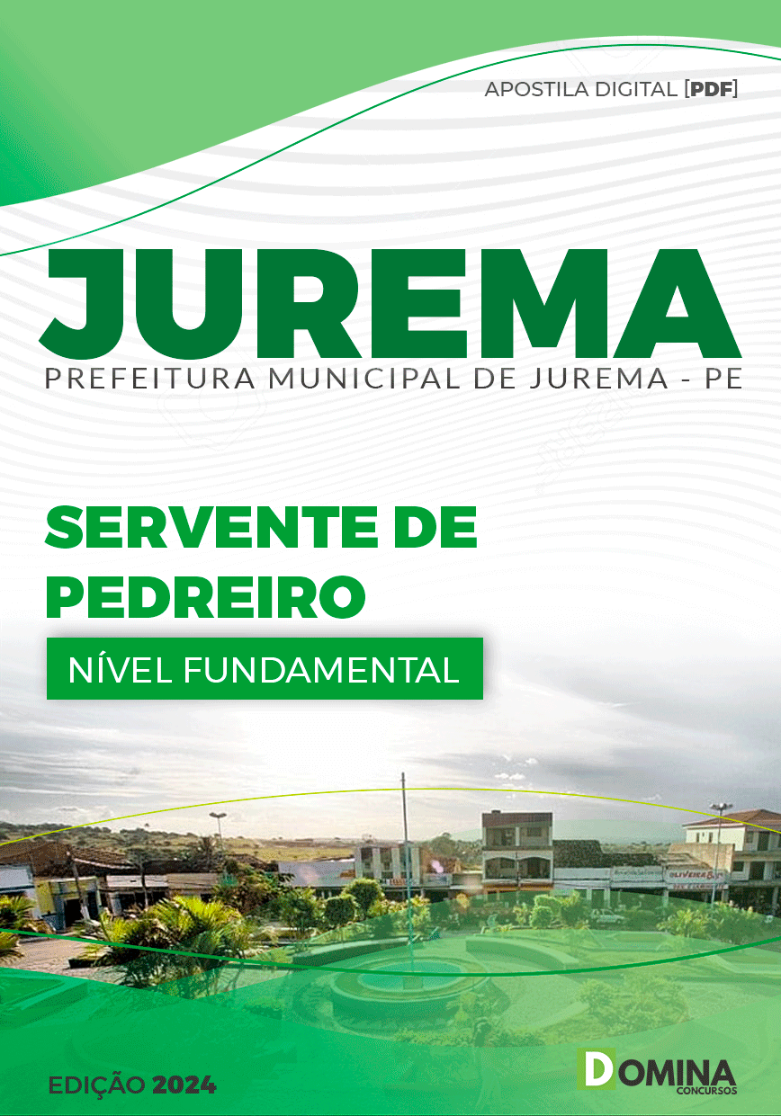 Apostila Pref Jurema PE 2024 Servente Pedreiro