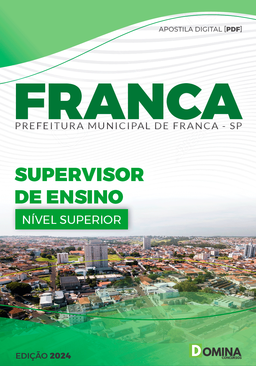 Apostila Pref Franca SP 2024 Supervisor Ensino