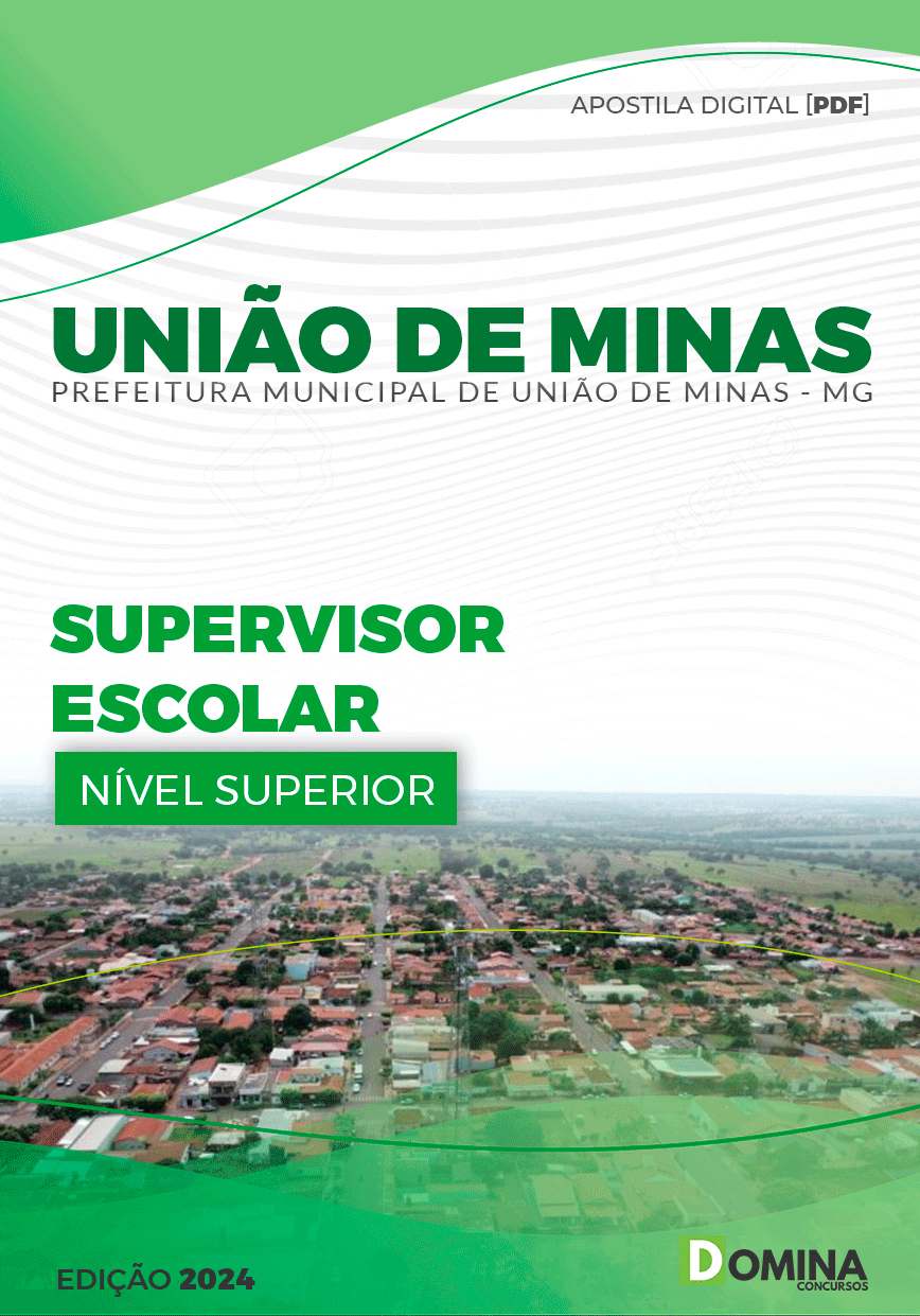 Apostila Perf União de Minas MG 2024 Supervisor Escolar
