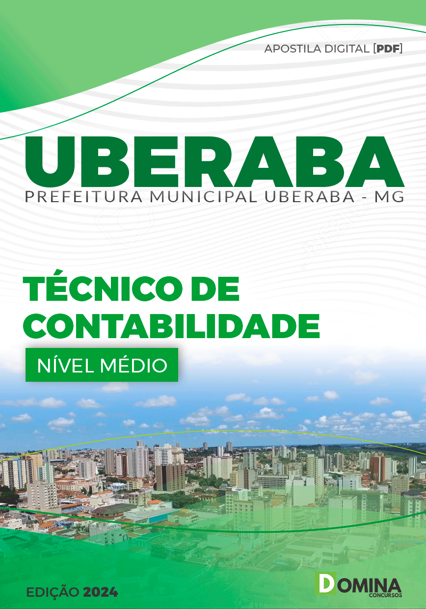Apostila Pref Uberaba MG 2024 Técnico de Contabilidade