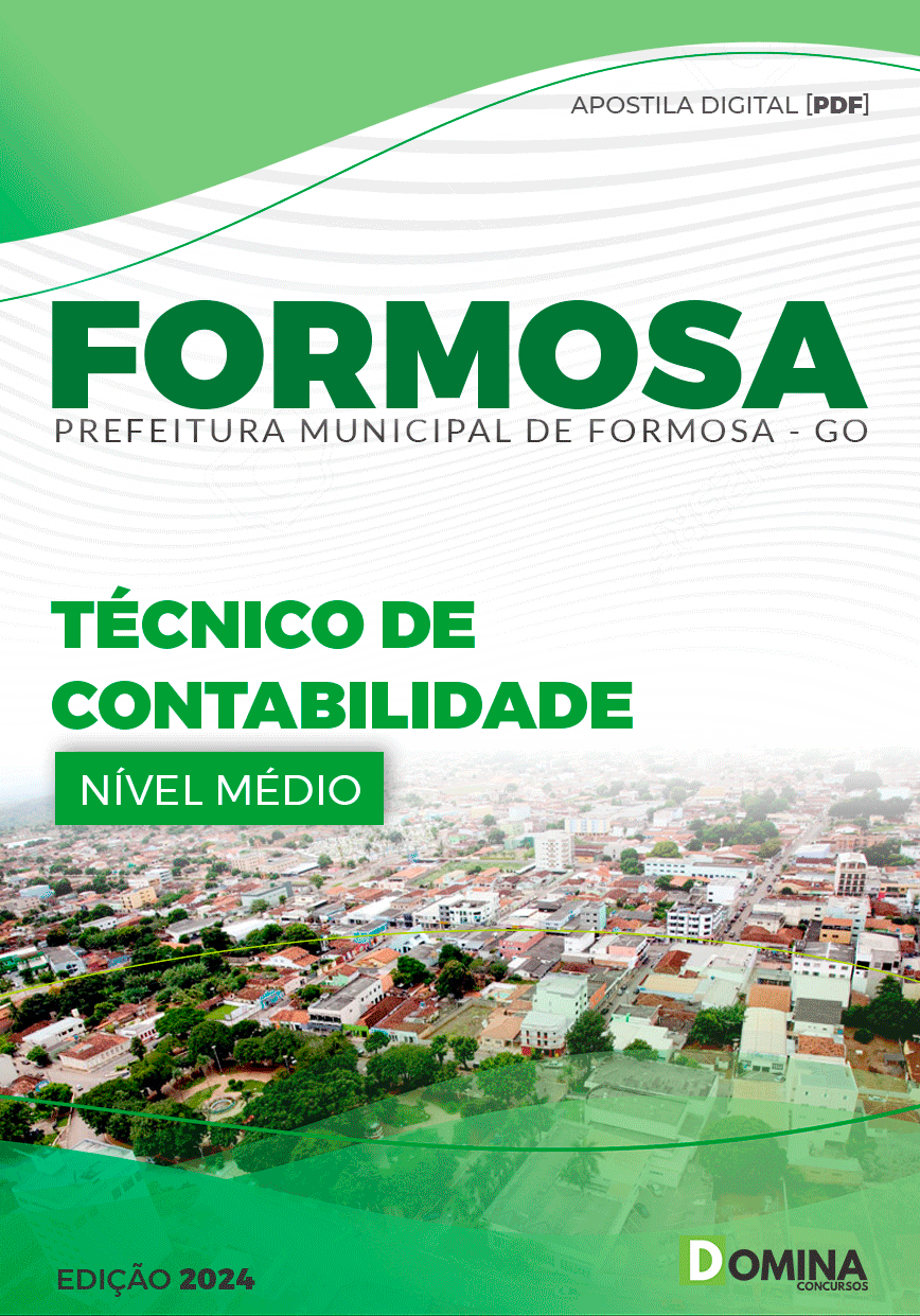 Apostila Pref Formosa GO 2024 Técnico de Contabilidade