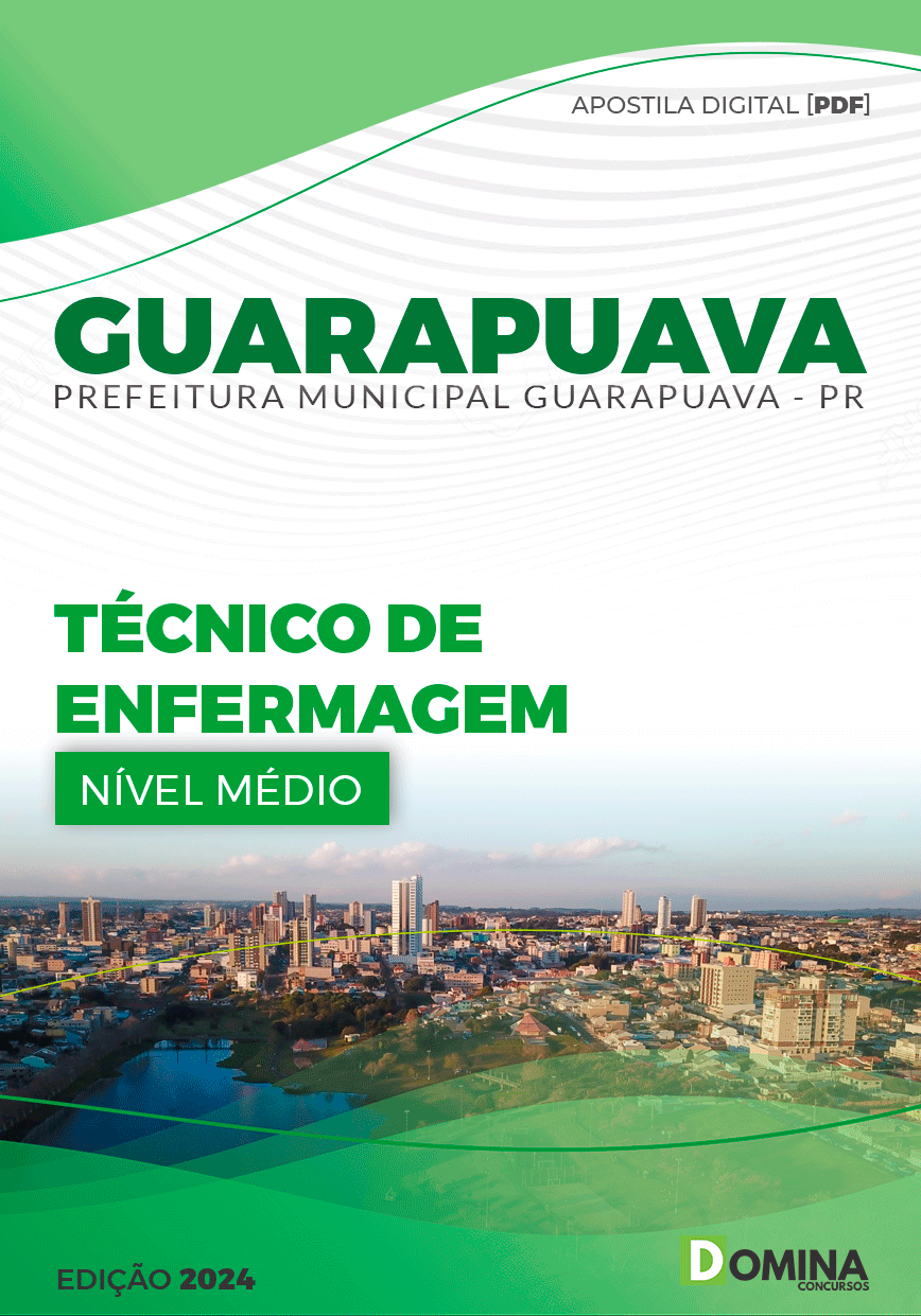 Apostila Pref Guarapuava PR 2024 Técnico Enfermagem