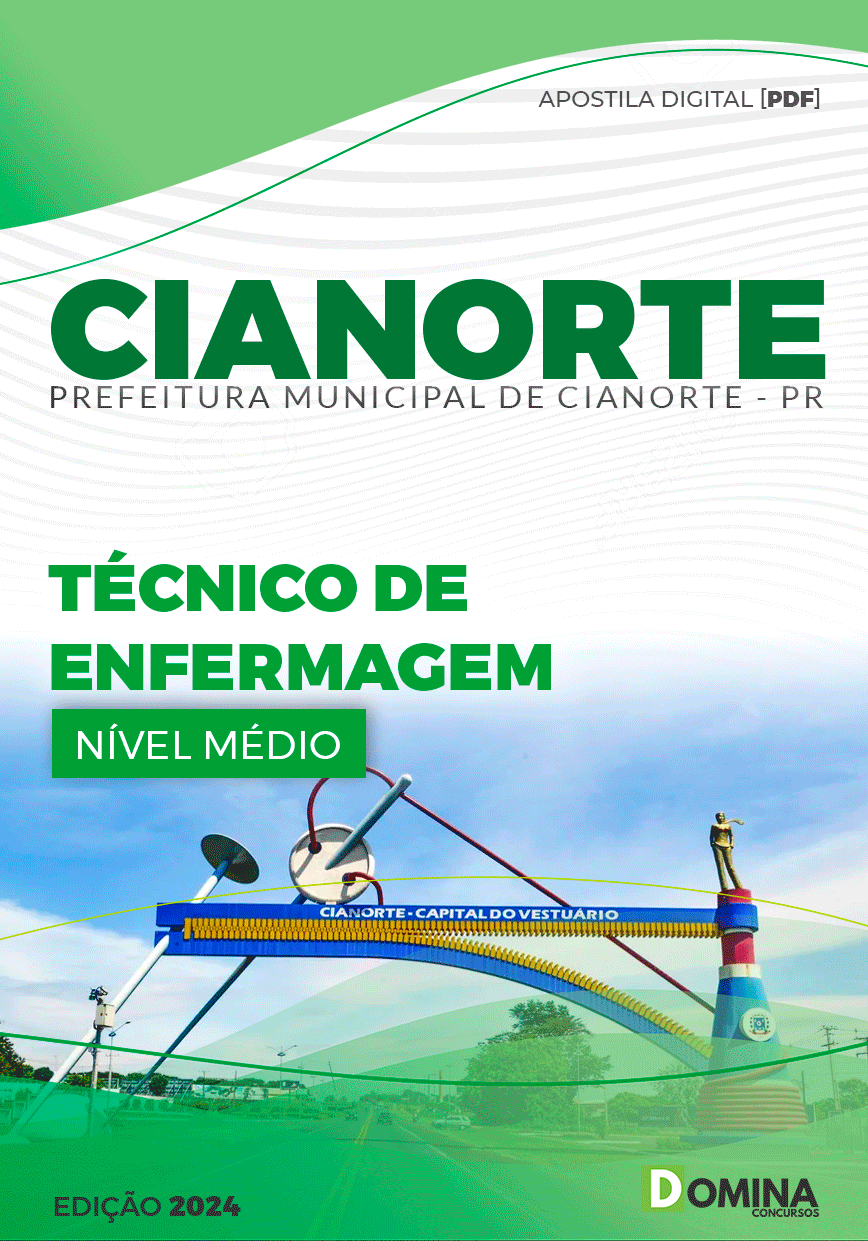 Apostila Pref Cianorte PR 2024 Técnico Enfermagem