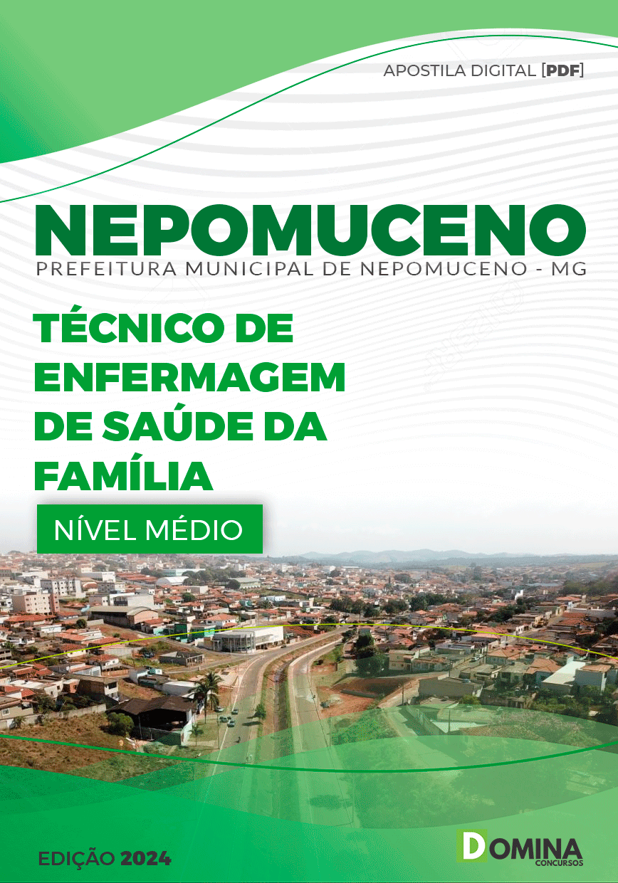 Apostila Pref Nepomuceno MG 2024 Técnico Enfermagem Saúde Família