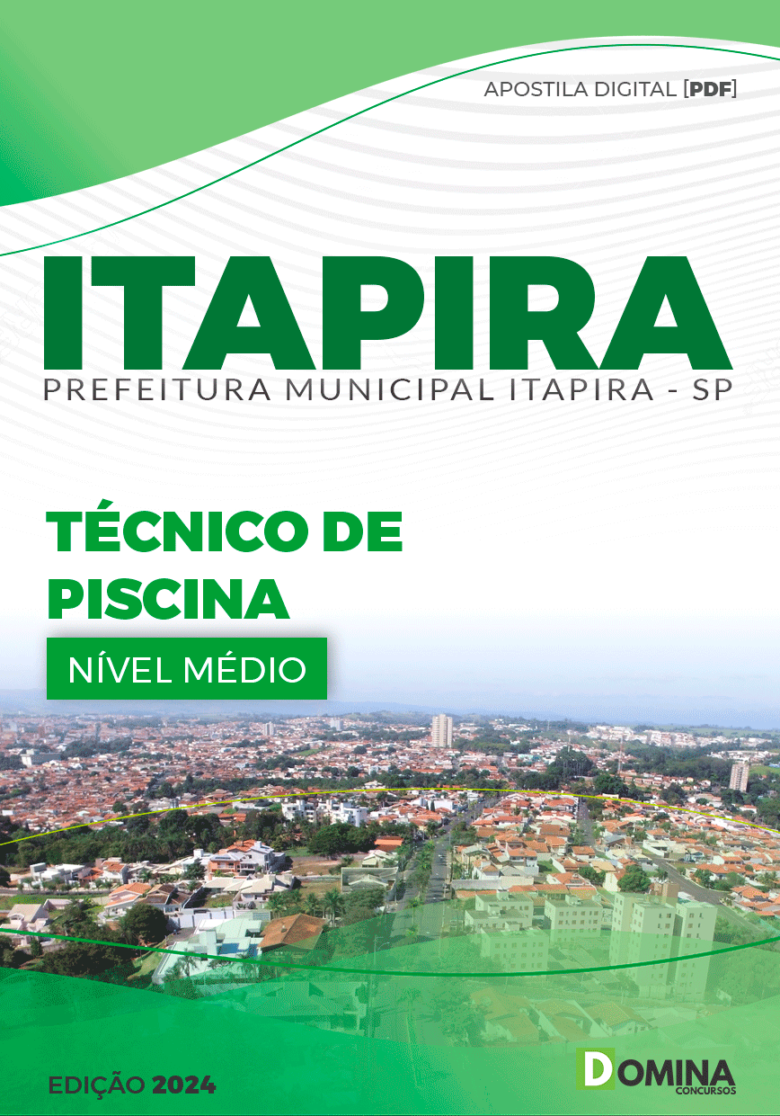 Apostila Pref Itapira SP 2024 Técnico de Piscina