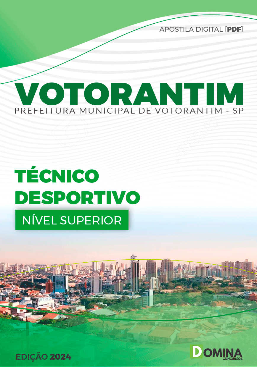 Apostila Pref Votorantim SP 2024 Técnico Desportivo