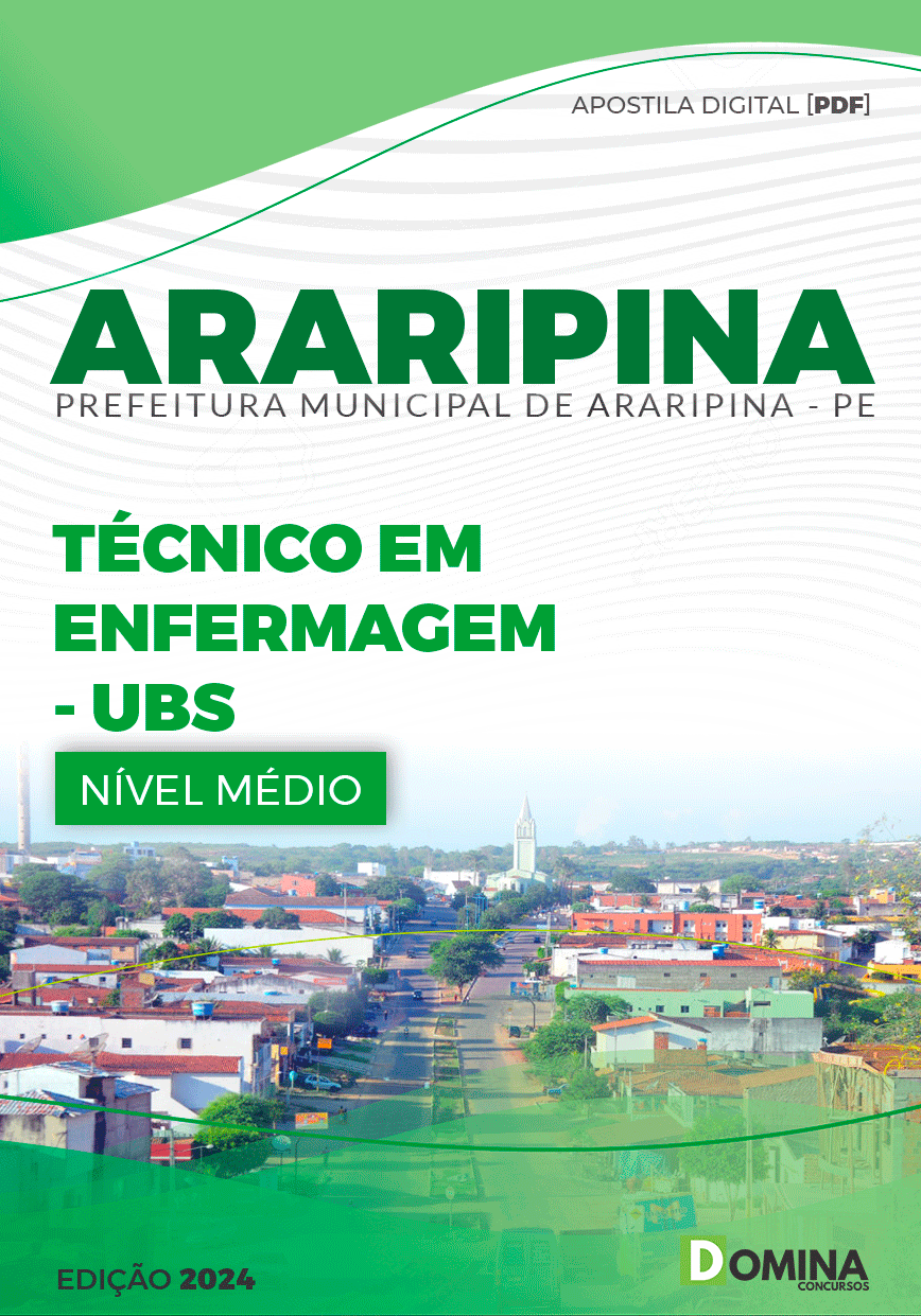 Apostila Pref Araripina PE 2024 Técnico em Enfermagem UBS
