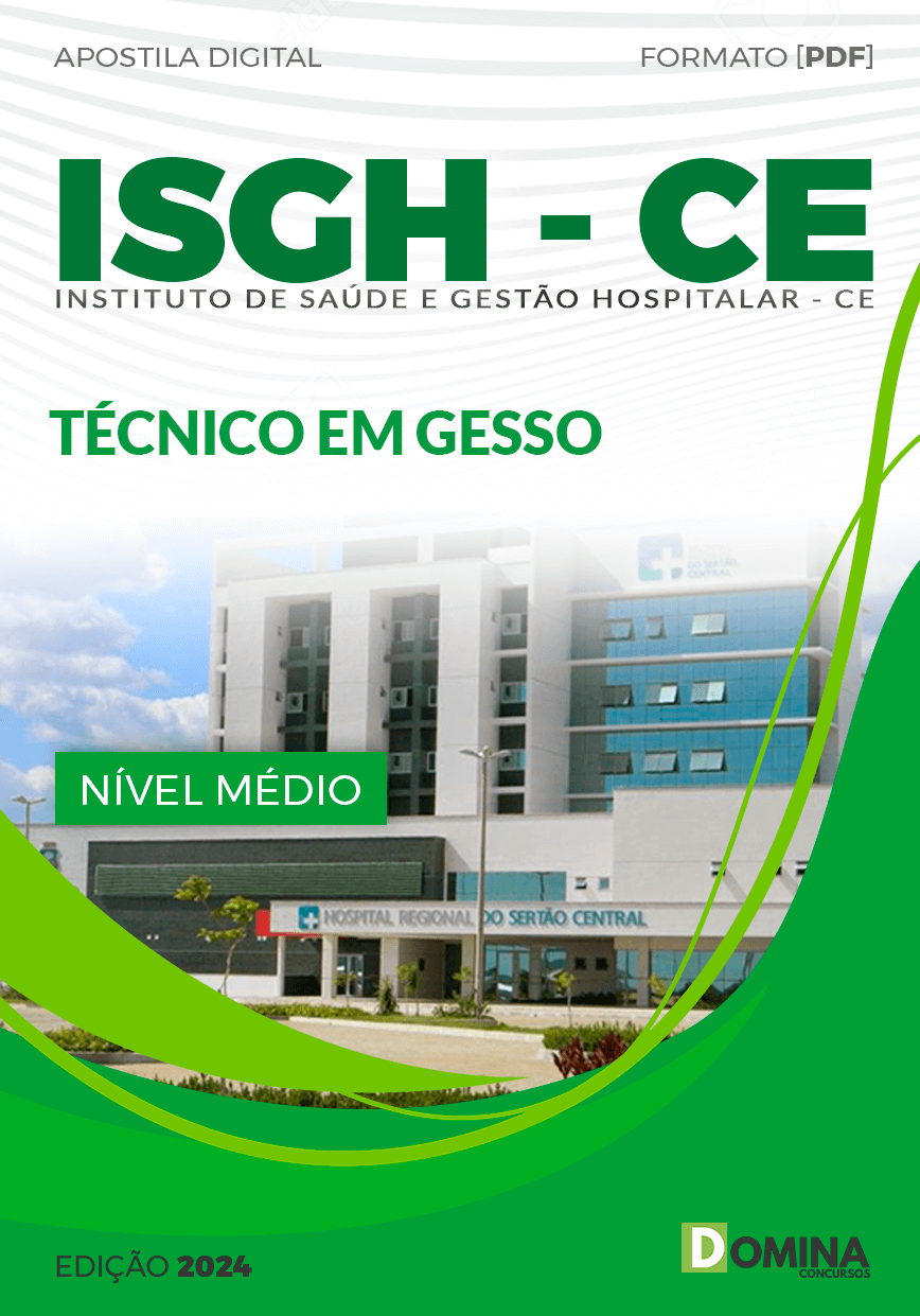 Apostila Concurso ISGH CE 2024 Técnico Gesso