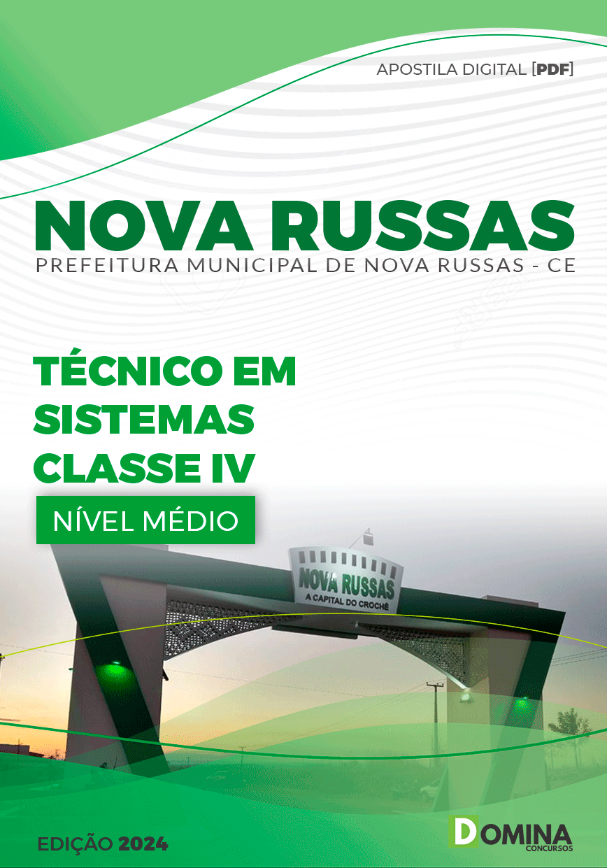Apostila Pref Nova Russas CE 2024 Técnico Sistemas