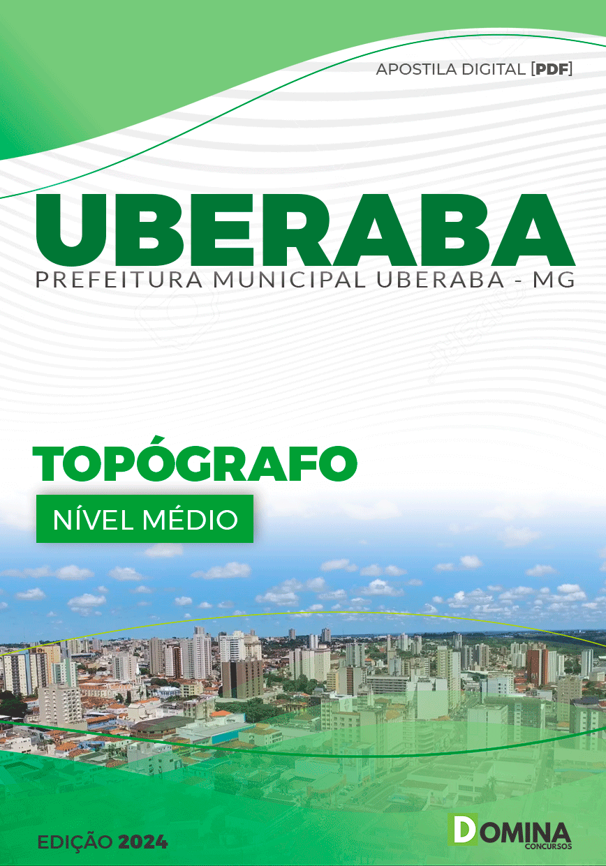 Apostila Pref Uberaba MG 2024 Topógrafo