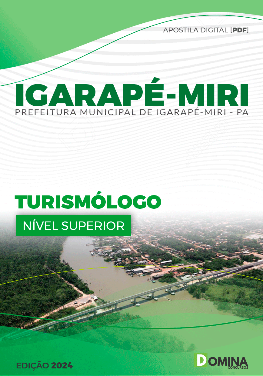 Apostila Pref Igarapé-Miri PA 2024 Turismólogo
