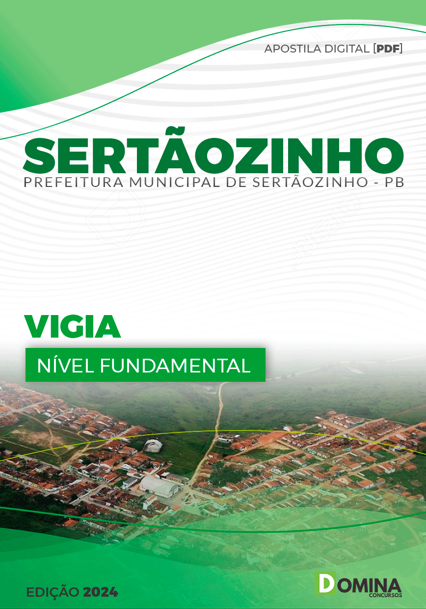 Apostila Pref Sertãozinho PB 2024 Vigia