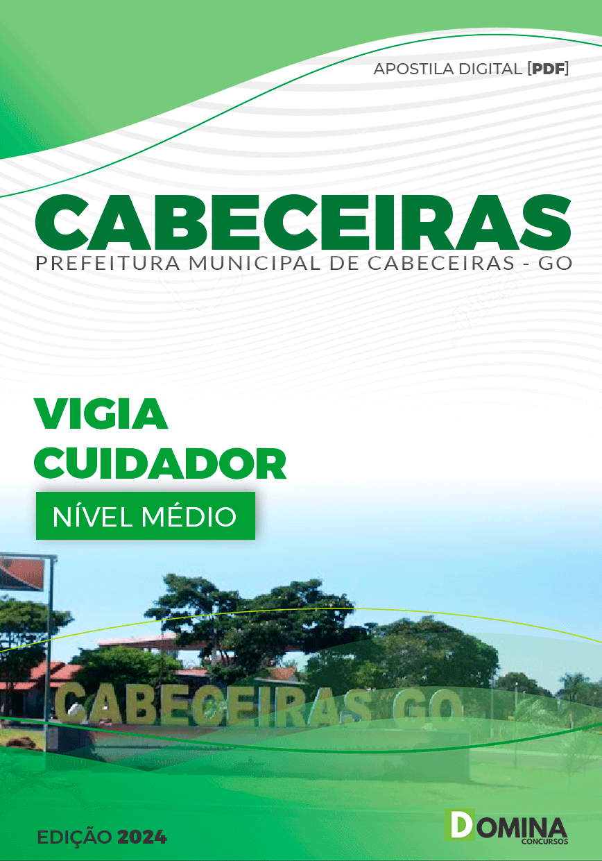 Apostila Pref Cabeceiras GO 2024 Vigia Cuidador