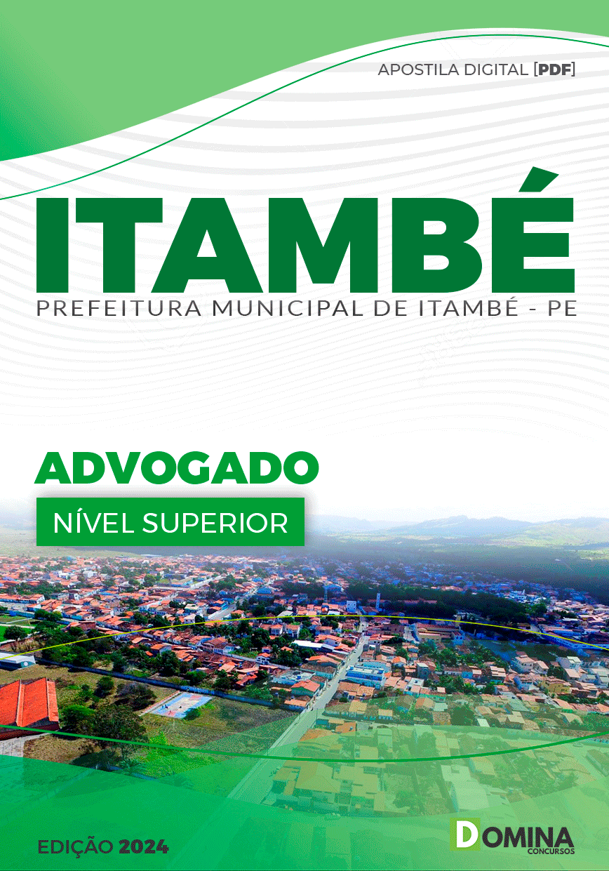 Apostila Pref Itambé PE 2024 Advogado
