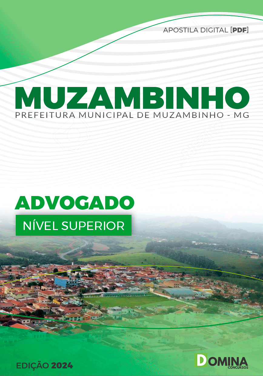 Apostila Pref Muzambinho MG 2024 Advogado