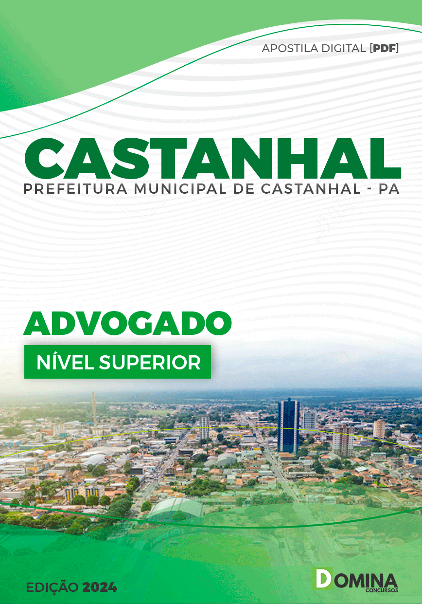 Apostila Pref Castanhal PA 2024 Advogado