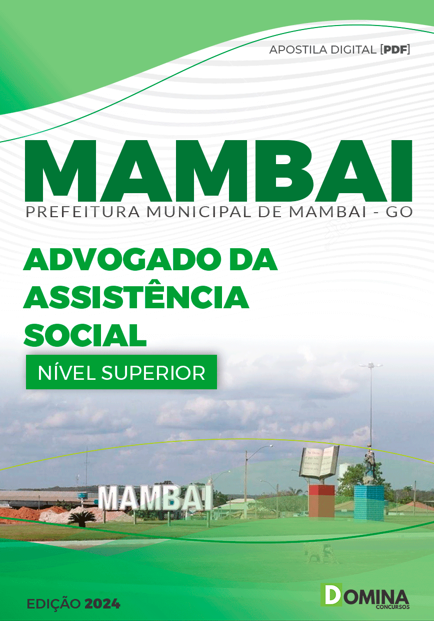 Apostila Pref Mambai GO 2024 Advogado Assistência Social