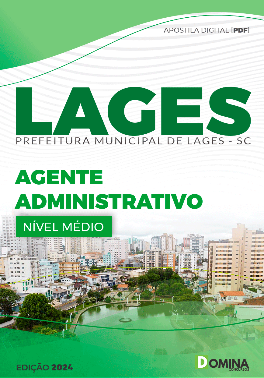 Apostila Pref Lages SC 2024 Agente Administrativo