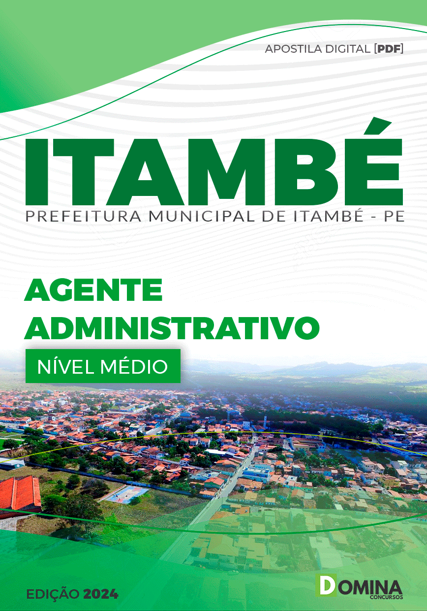 Apostila Pref Itambé PE 2024 Agente Administrativo