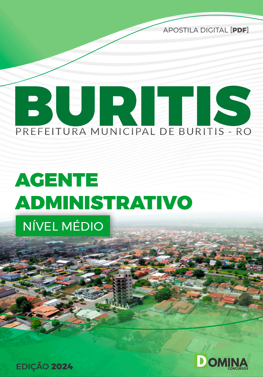 Apostila Pref Buritis RO 2024 Agente Administrativo