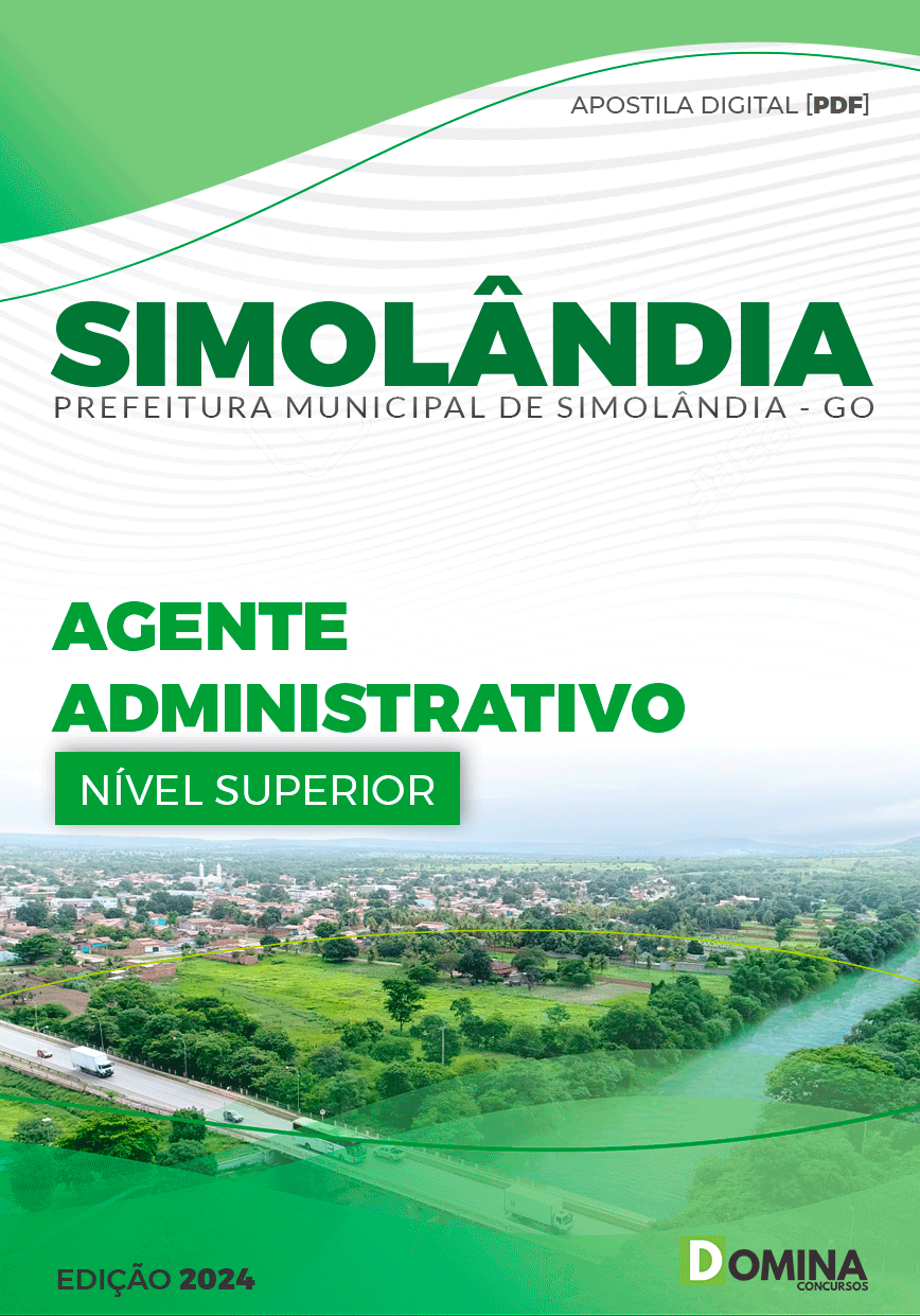 Apostila Pref Simolândia GO 2024 Agente Administrativo