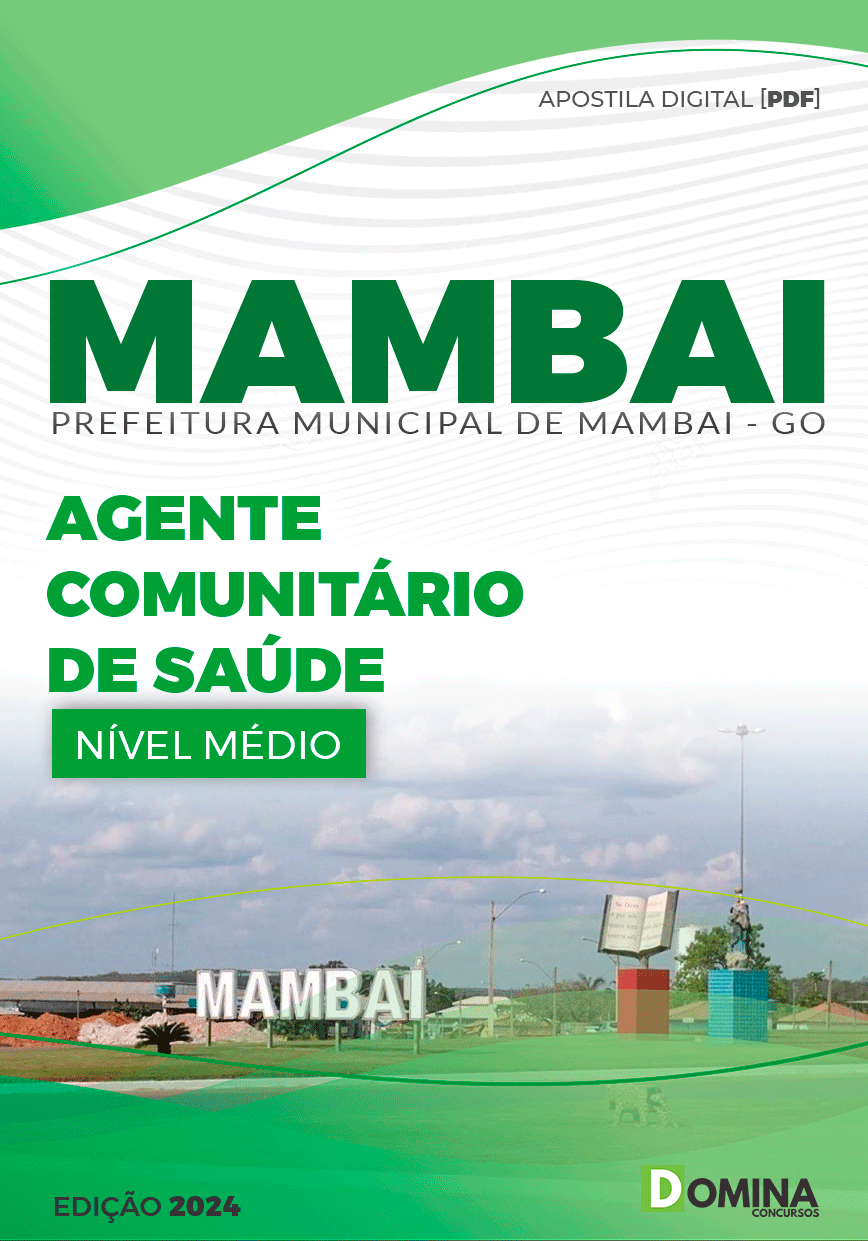 Apostila Pref Mambai GO 2024 Agente Comunitário Saúde