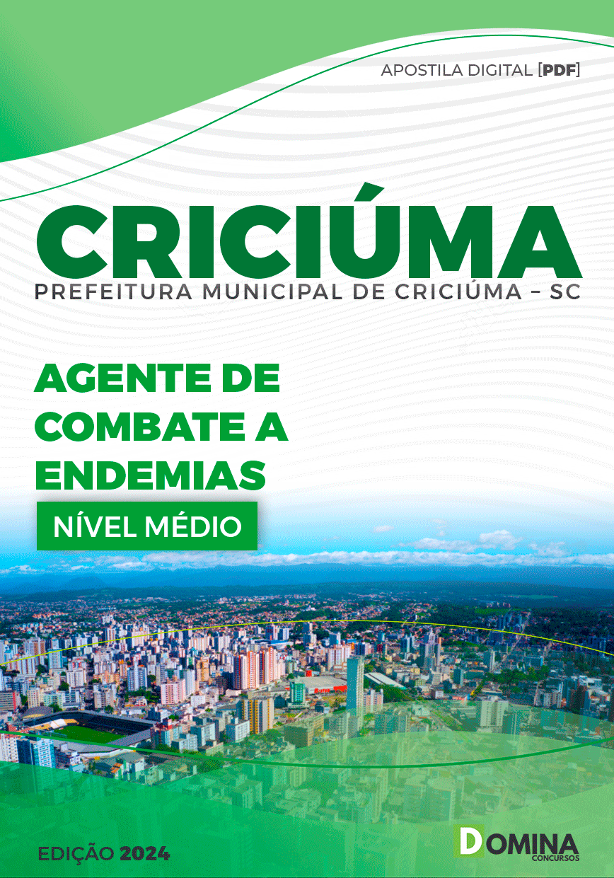 Apostila Pref Criciúma SC 2024 Agente Combate Endemias