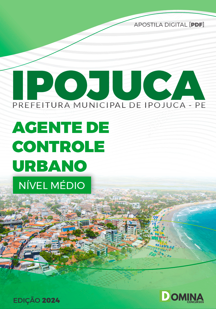 Apostila Pref Ipojuca PE 2024 Agente Controle Urbano