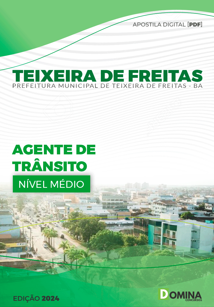 Apostila Pref Teixeira de Freitas BA 2024 Agente de Trânsito