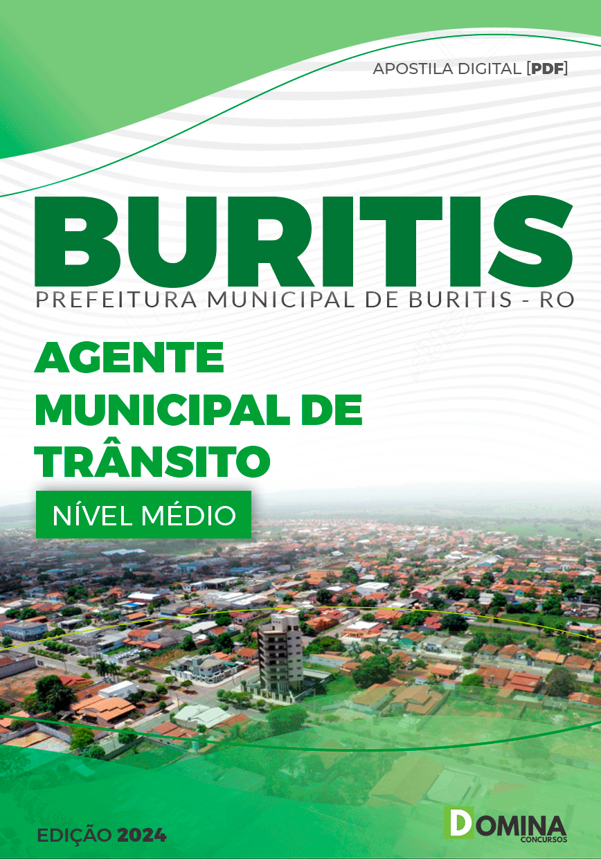 Apostila Pref Buritis RO 2024 Agente Municipal Trânsito