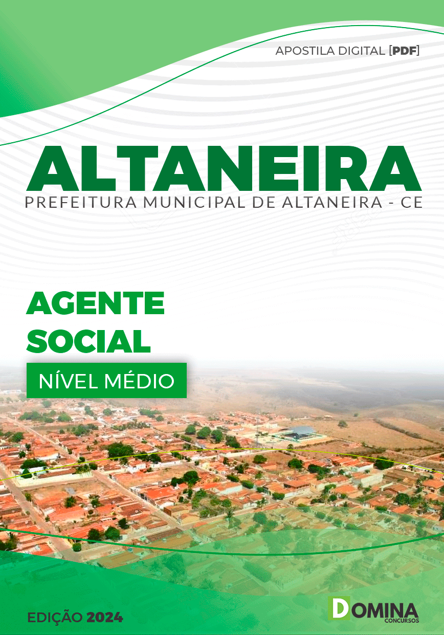 Apostila Pref Altaneira CE 2024 Agente Social