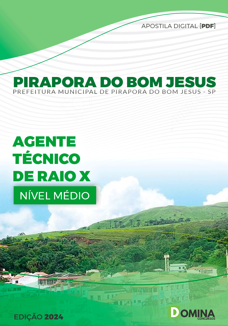 Apostila Pref Pirapora do Bom Jesus SP 2024 Agente Técnico Raio X