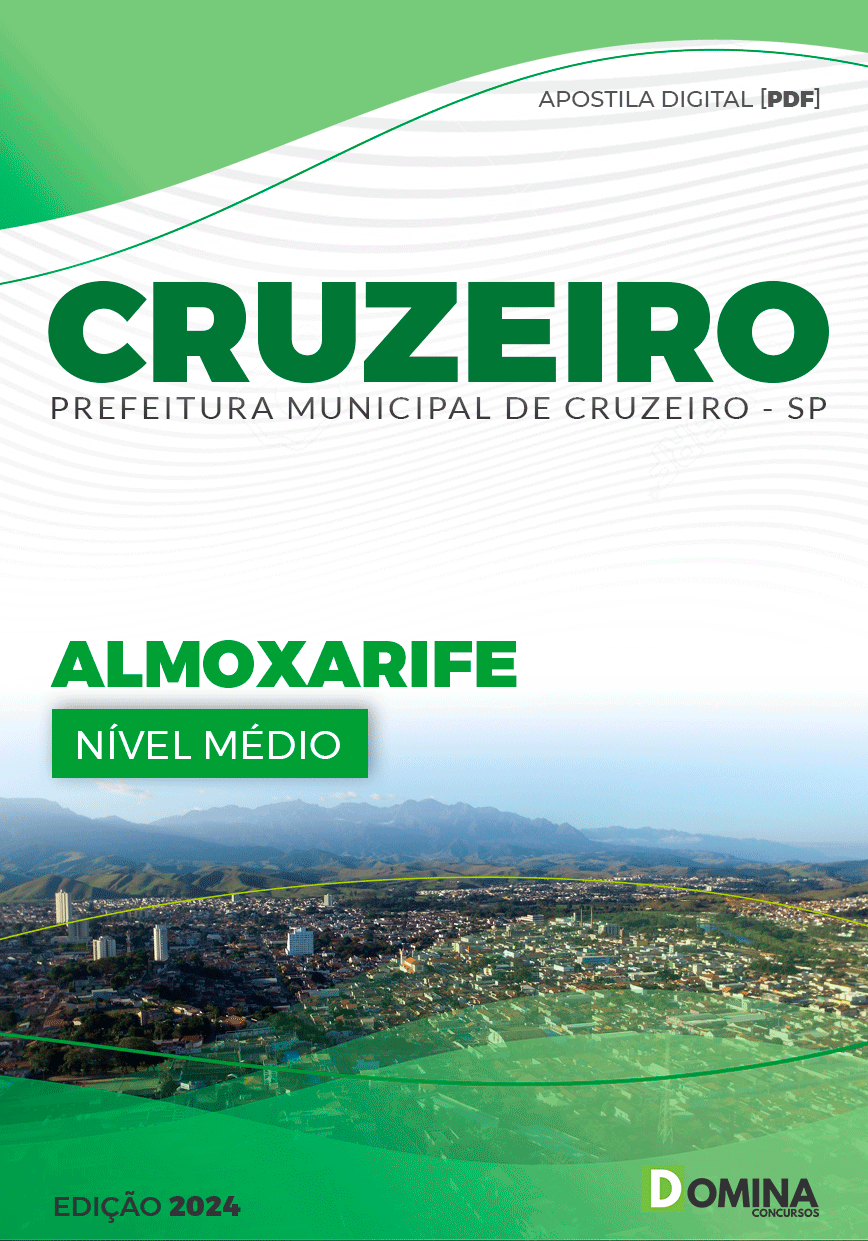 Apostila Pref Cruzeiro SP 2024 Almoxarife