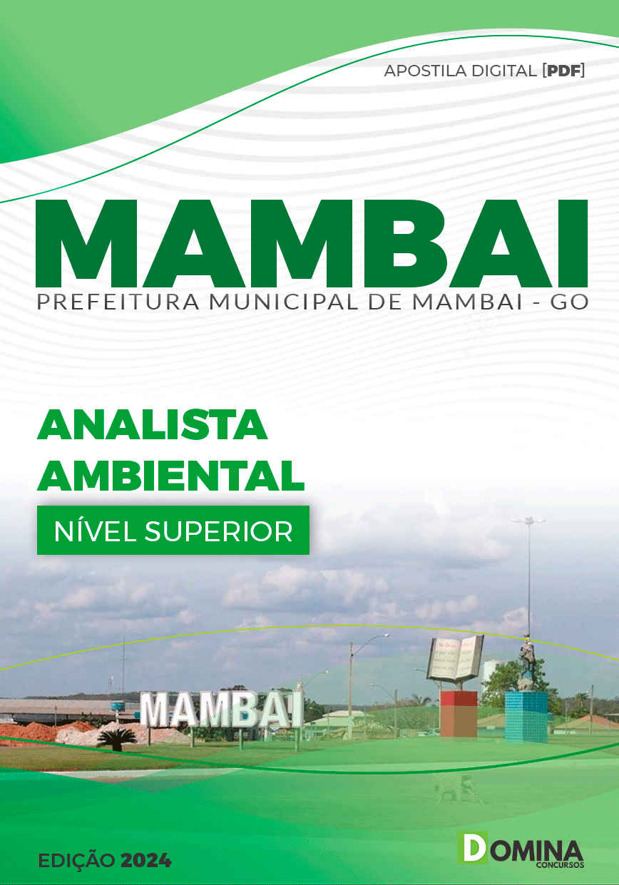 Apostila Pref Mambai GO 2024 Analista Ambiental