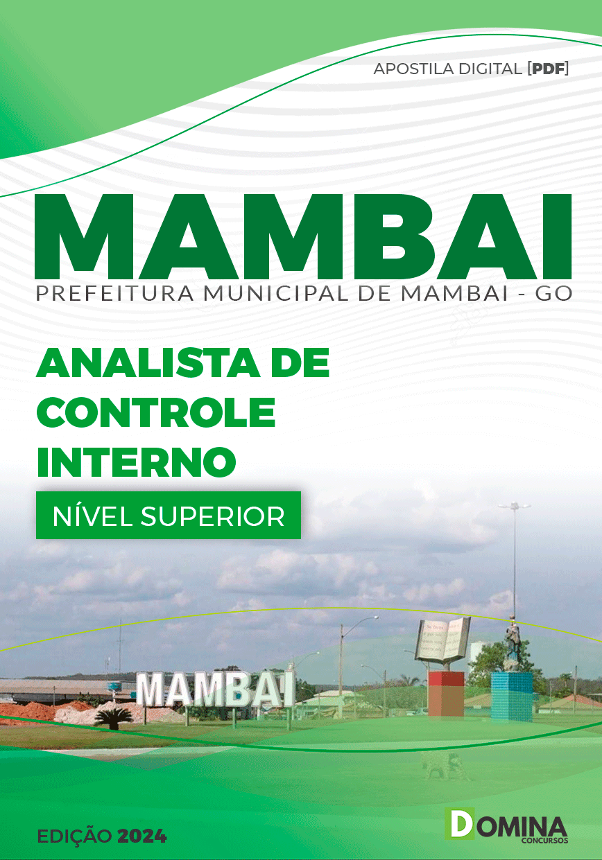 Apostila Pref Mambai GO 2024 Analista Controle Interno