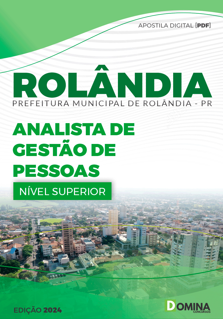 Apostila Pref Rolândia PR 2024 Analista de Gestão de Pessoas