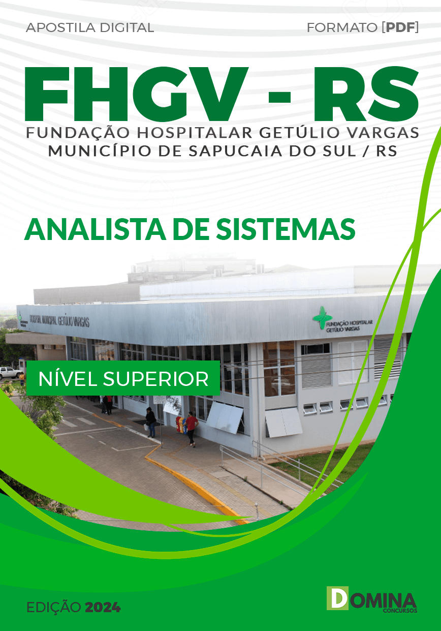 Apostila Concurso FHGV RS 2024 Analista Sistemas