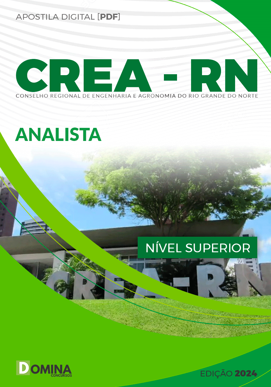 Apostila Concurso CREA RN 2024 Analista