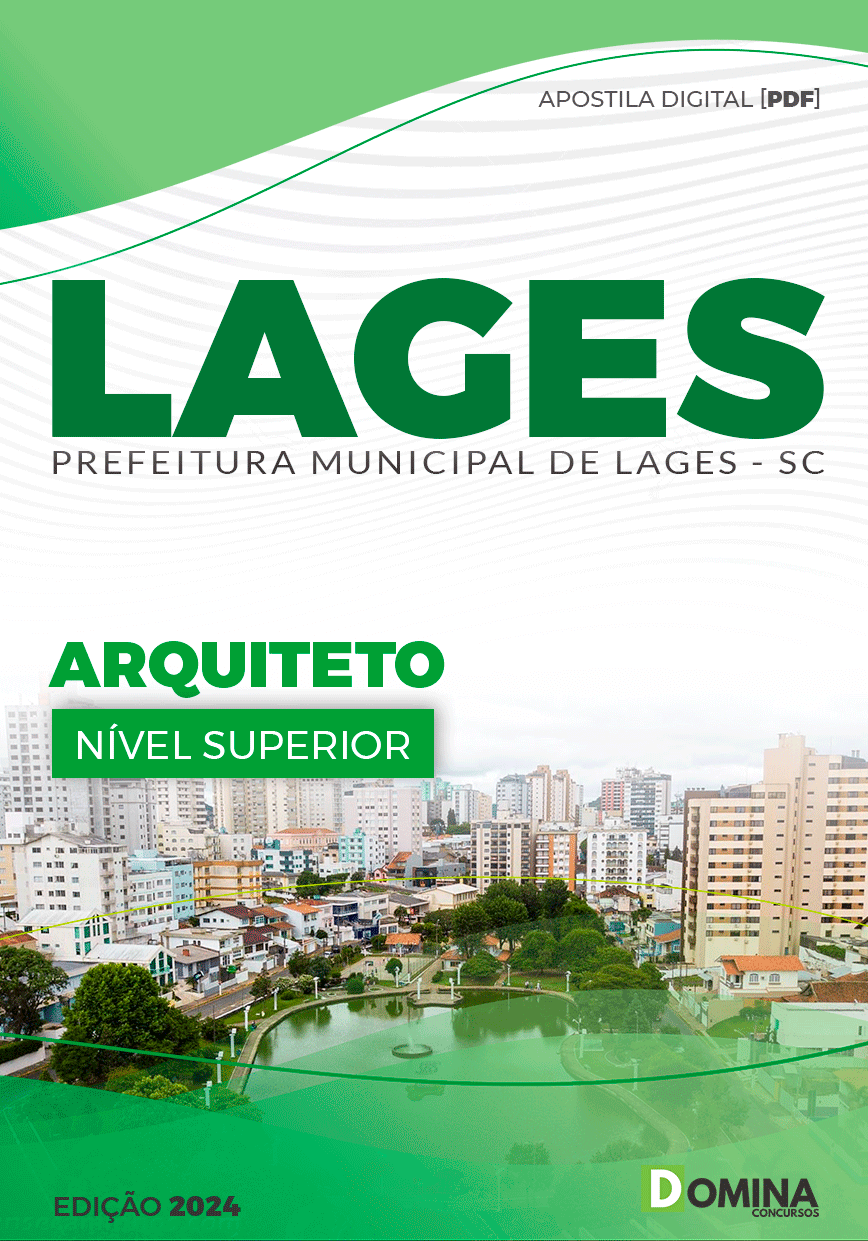 Apostila Pref Lages SC 2024 Arquiteto