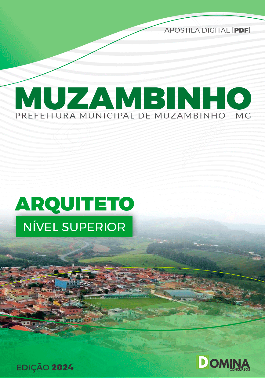 Apostila Pref Muzambinho MG 2024 Arquiteto