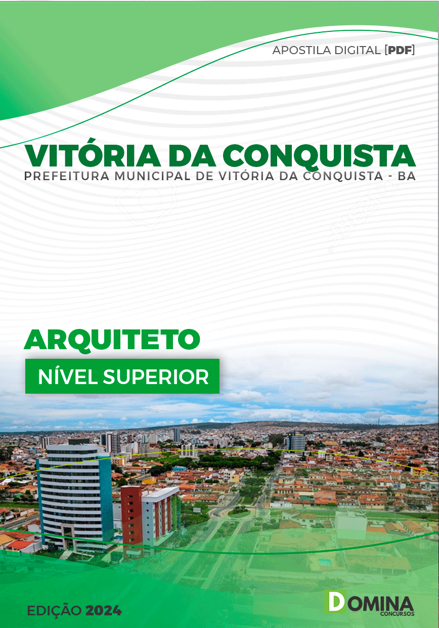 Apostila Pref Vitória da Conquista BA 2024 Arquiteto