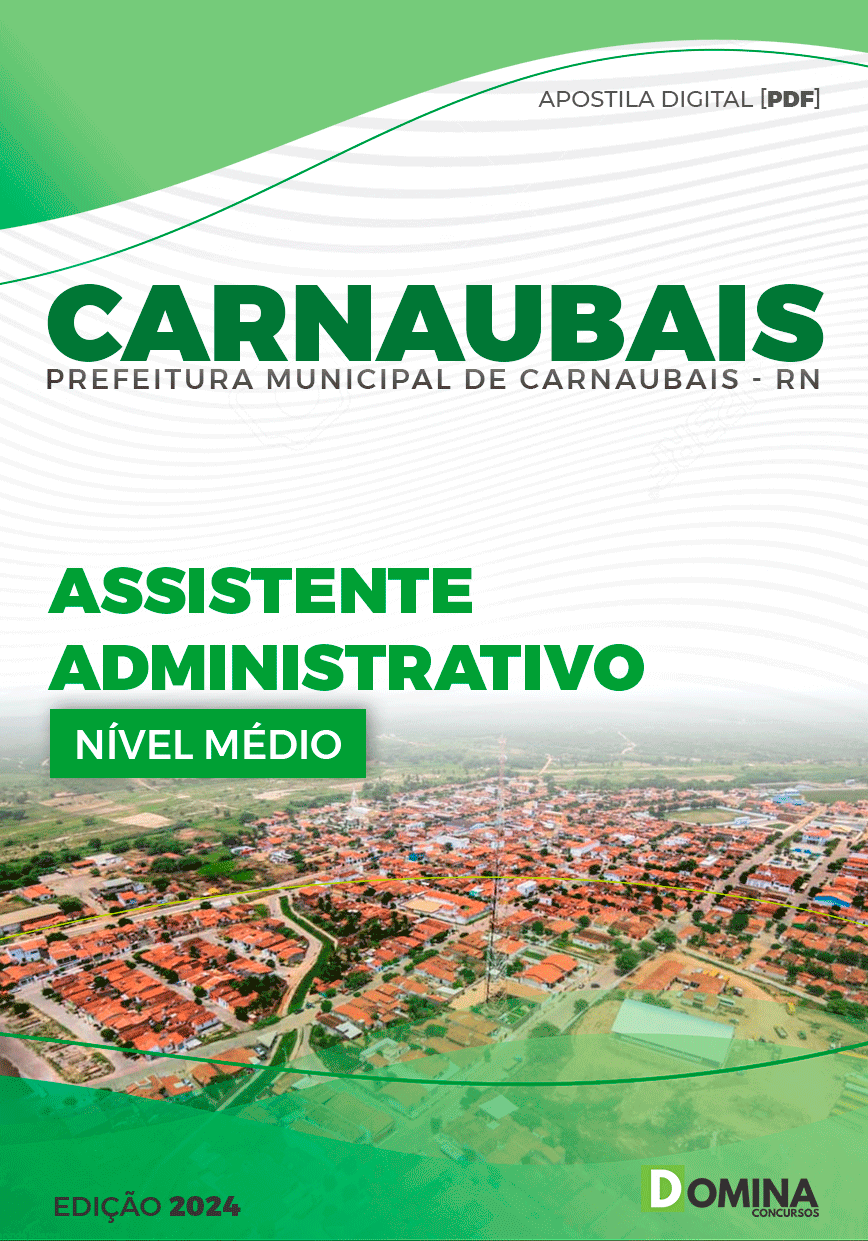 Apostila Pref Carnaubais RN 2024 Assistente Administrativo