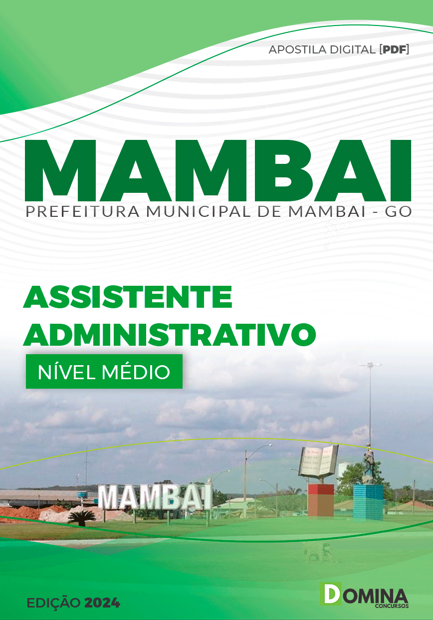 Apostila Pref Mambai GO 2024 Assistente Administrativo